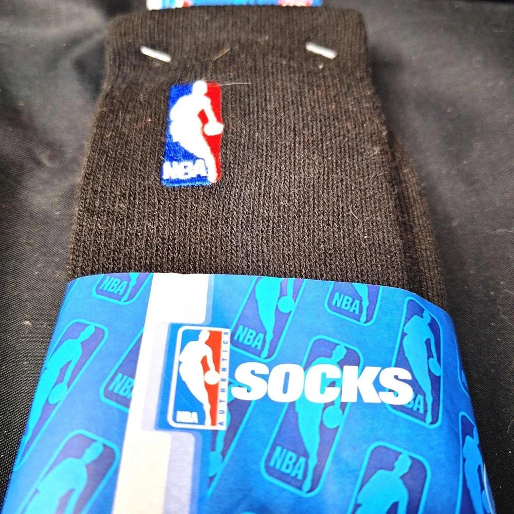 Large‎ youth boys authentic black NBA socks